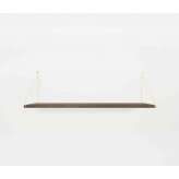 Frama Shelf Dark Oiled | 80w-27d Brass Brackets