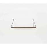 Frama Shelf Dark Oiled | 60w-27d Steel Black Brackets