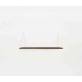 Frama Shelf Dark Oiled | 60w-27d Brass Brackets