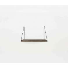 Frama Shelf Dark Oiled | 40w-27d Steel Black Brackets