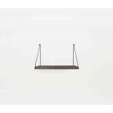 Frama Shelf Dark Oiled | 40w-27d Steel Black Brackets