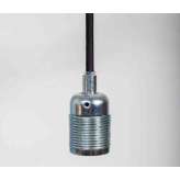 Frama E27 pendant Steel / Black Cable