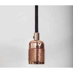 Frama E27 pendant Copper / Black Cable