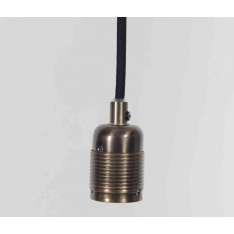 Frama E27 pendant Bronze / Black Cable