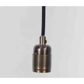 Frama E27 pendant Bronze / Black Cable