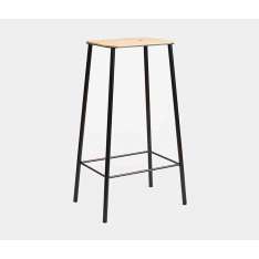 Frama Adam stool H76 matt black