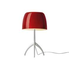 Foscarini Lumiere table large cherry red