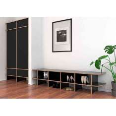 form.bar corner bench | Lana Black