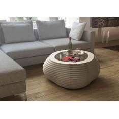 form.bar coffee table | Ciottolo White
