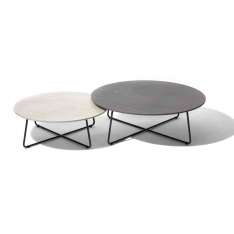 Fischer Möbel Drop side table round 80 or 100 cm