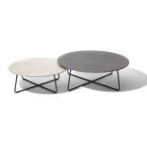 Fischer Möbel Drop side table round 80 or 100 cm
