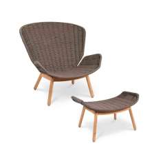 Fischer Möbel Wing relax chair with footrest