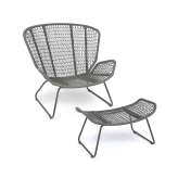 Fischer Möbel Wing light relax chair with footrest