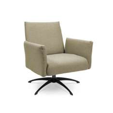 Fischer Möbel Kalos lounge chair with swivel base