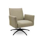 Fischer Möbel Kalos lounge chair with swivel base