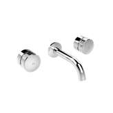 Fima Carlo Frattini Texture Collection F5601/5 | Wall mounted 3-holes basin mixer