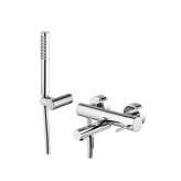 Fima Carlo Frattini Spillo Up F3034 | Exposed bath mixer with shower set