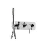 Fima Carlo Frattini Spillo Tech F3049X2X | Single lever bath and shower mixer for concealed installation 2 outlet with shower se
