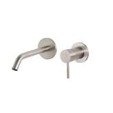 Fima Carlo Frattini Spillo Steel F3081X8 | Wall mounted wash basin mixer INOX