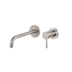 Fima Carlo Frattini Spillo Steel F3081LX9 | Wall mounted wash basin mixer INOX