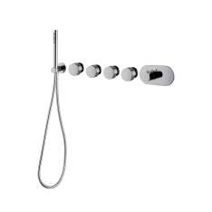 Fima Carlo Frattini So F3178X4 | Built-in single lever bath/shower mixer with four outlets