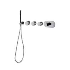 Fima Carlo Frattini So F3178X3 | Built-in single lever bath/shower mixer with three outlets