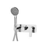 Fima Carlo Frattini Serie 4 F3789X2 | Single lever bath and shower mixer for concealed installation 2 outlet with shower set