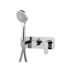 Fima Carlo Frattini Serie 22 F3849X2 | Single lever bath and shower mixer for concealed installation 2 outlet with shower set
