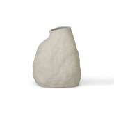 ferm LIVING Vulca Vase - Medium - Off-white Stone