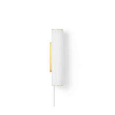 ferm LIVING Vuelta Wall Lamp 40-White/Brass