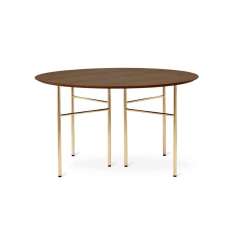 ferm LIVING Mingle Table Top Round 130 cm - Walnut