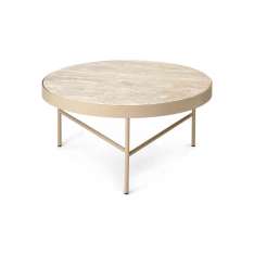 ferm LIVING Travertine Table - Large - Cashmere