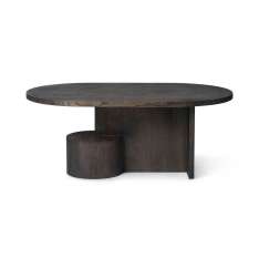 ferm LIVING Insert Coffee Table - Black Stained Ash