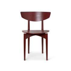 ferm LIVING Herman Dining Chair Wood - Red Brown