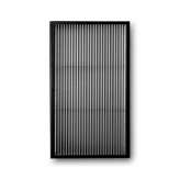 ferm LIVING Haze Wall Cabinet - Reeded Glas - Black