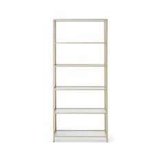 ferm LIVING Haze Bookcase - Reeded glass - Cashmere