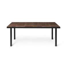 ferm LIVING Flod Coffee Table-Mocha/Black