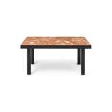 ferm LIVING Flod Coffee Table-Terracotta/Black