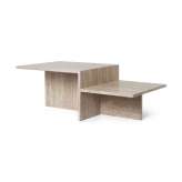 ferm LIVING Distinct Coffee Table - Travertine