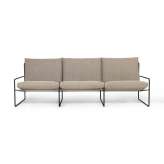 ferm LIVING Desert 3-seater Dolce - Black/Dark Sand