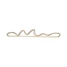 ferm LIVING Curvature Towel Hanger - Brass