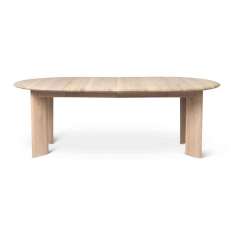 ferm LIVING Bevel Table Extendable x2 - White Oiled Oak