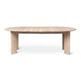 ferm LIVING Bevel Table Extendable x2 - White Oiled Oak