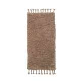 ferm LIVING Amass Long Pile Runner - Wh Pepper