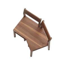 Fehling & Peiz & Kraud Chapter House Bench model 02 ch