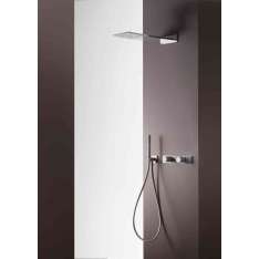 Fantini Milano | Rain showerhead - 3/4'' built-in thermostatic shower mixer - Shower set