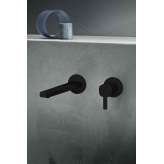 Fantini Lamé | Wall-mount washbasin mixer