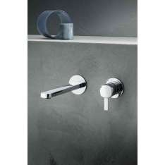 Fantini Lamé | Wall-mount washbasin mixer