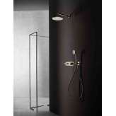 Fantini Icona Deco | 3/4'' built-in thermostatic shower mixer - shower arm - Rain showerhead - Shower set