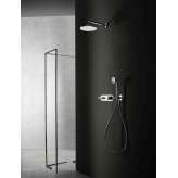 Fantini Icona Deco | 3/4'' built-in thermostatic shower mixer - shower arm - Rain showerhead - Shower set